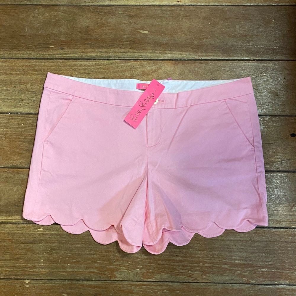 Lilly Pulitzer Pink Scalloped Shorts